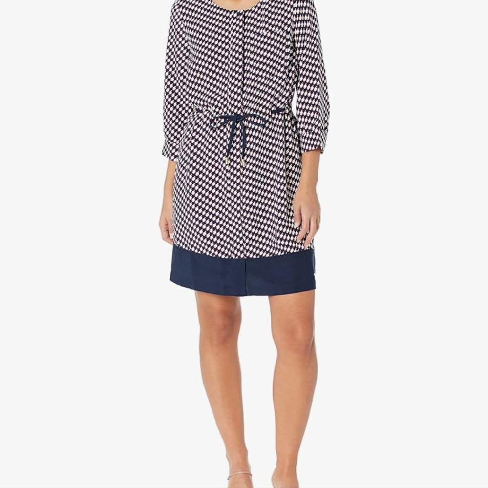 FREE Tommy Hilfiger Women's Adaptive Shirt Dress with Magnetic Buttons XXS